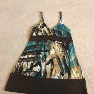 Spaghetti strap dressy shirt